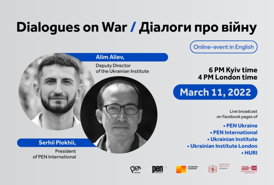 Dialogues on War/ Діалоги про війну. Alim Aliev and Burhan Sönmez (VIDEO)