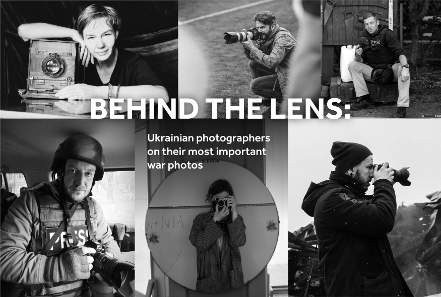 Behind the lens: Ukrainian photographers on their most important war photos