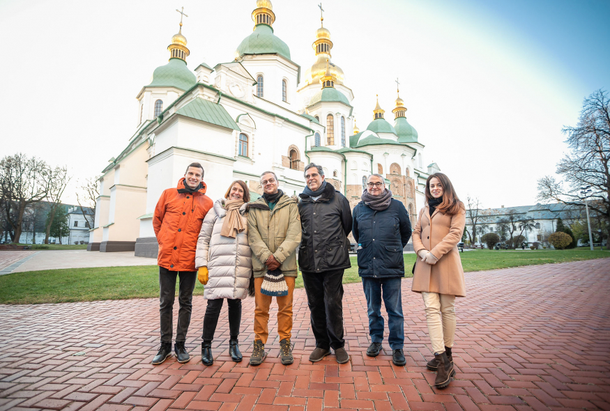 In Solidarity With Ukraine: the third delegation of foreign cultural activists visited Ukraine
