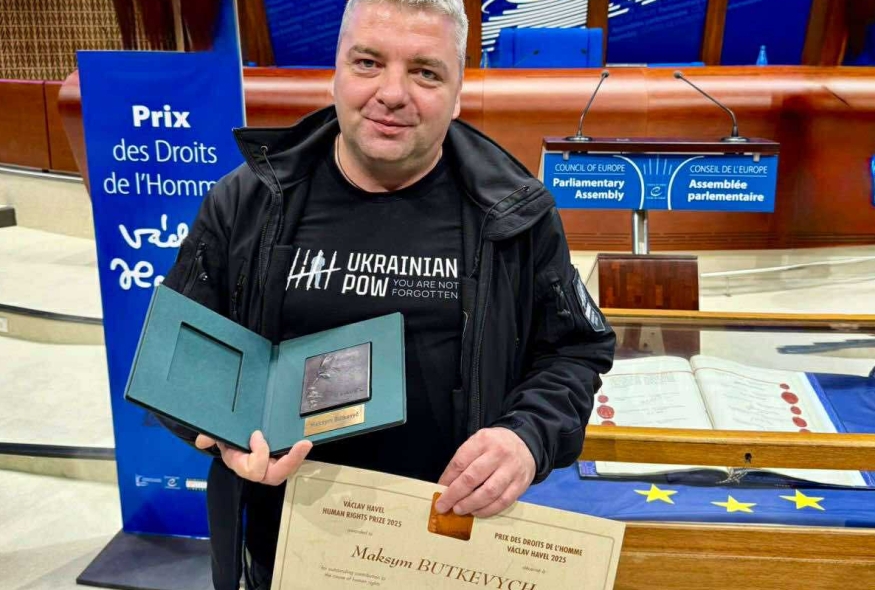 Максим Буткевич став лауреатом премії імені Вацлава Ґавела 2025 року
