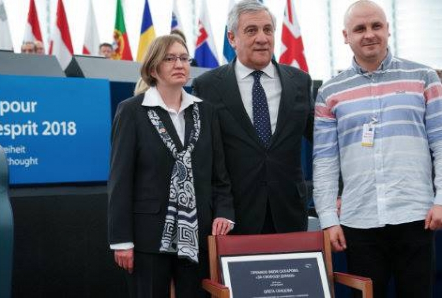 Oleg Sentsov awarded the 2018 Sakharov Prize