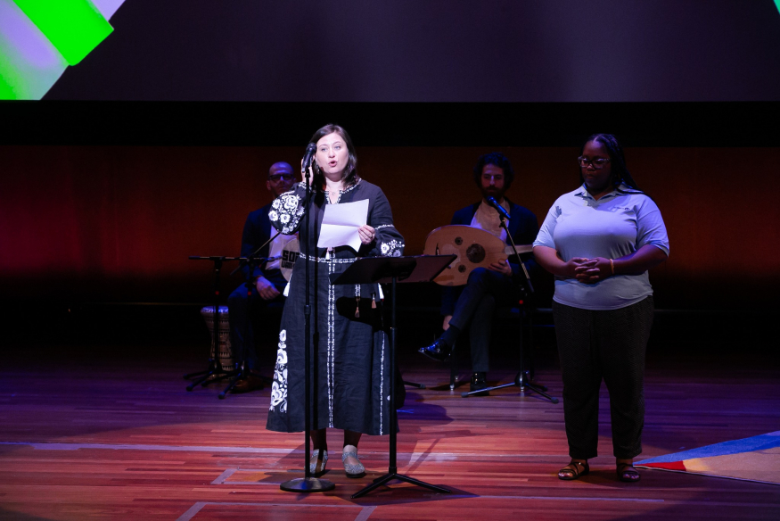 Галина Крук читає вірші у межах PEN America World Voices Festival